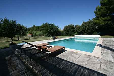 Location maison, mas, piscine prive, scurit enfants, Baux Provence, Alpilles